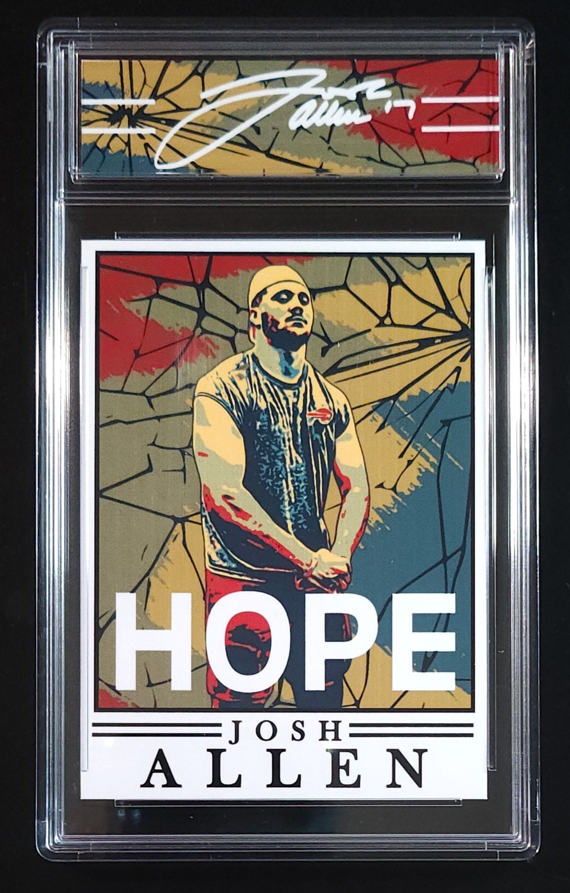 Josh Allen Hope Custom Design Trading Card - Options Available