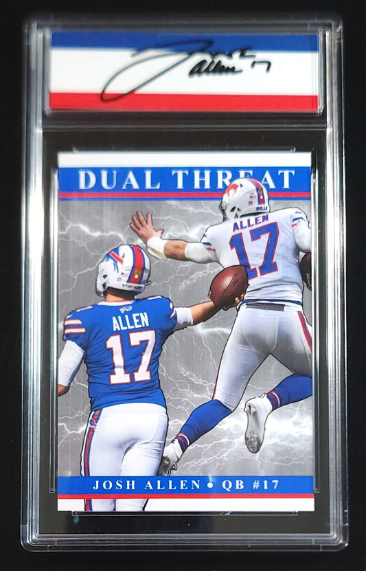 Josh Allen Dual Threat Custom Design Trading Card - Options Available