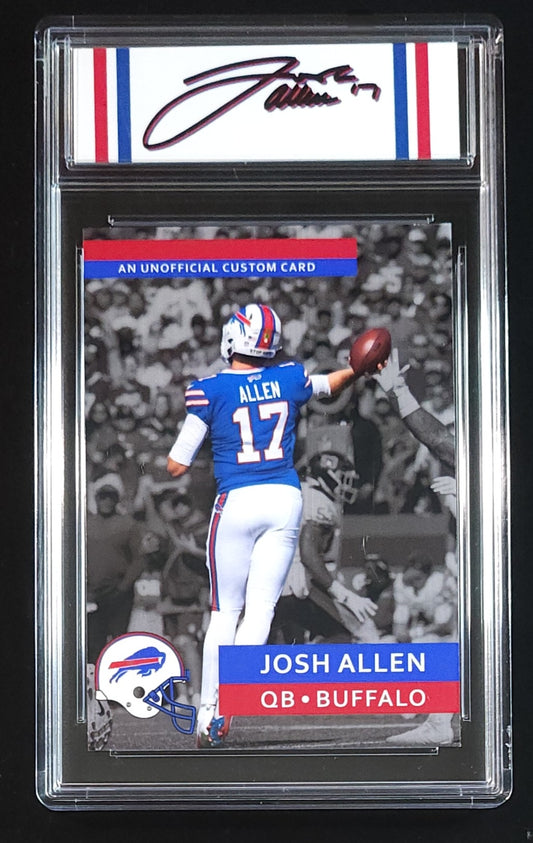 Josh Allen Set Pro Custom Design Trading Card - Options Available