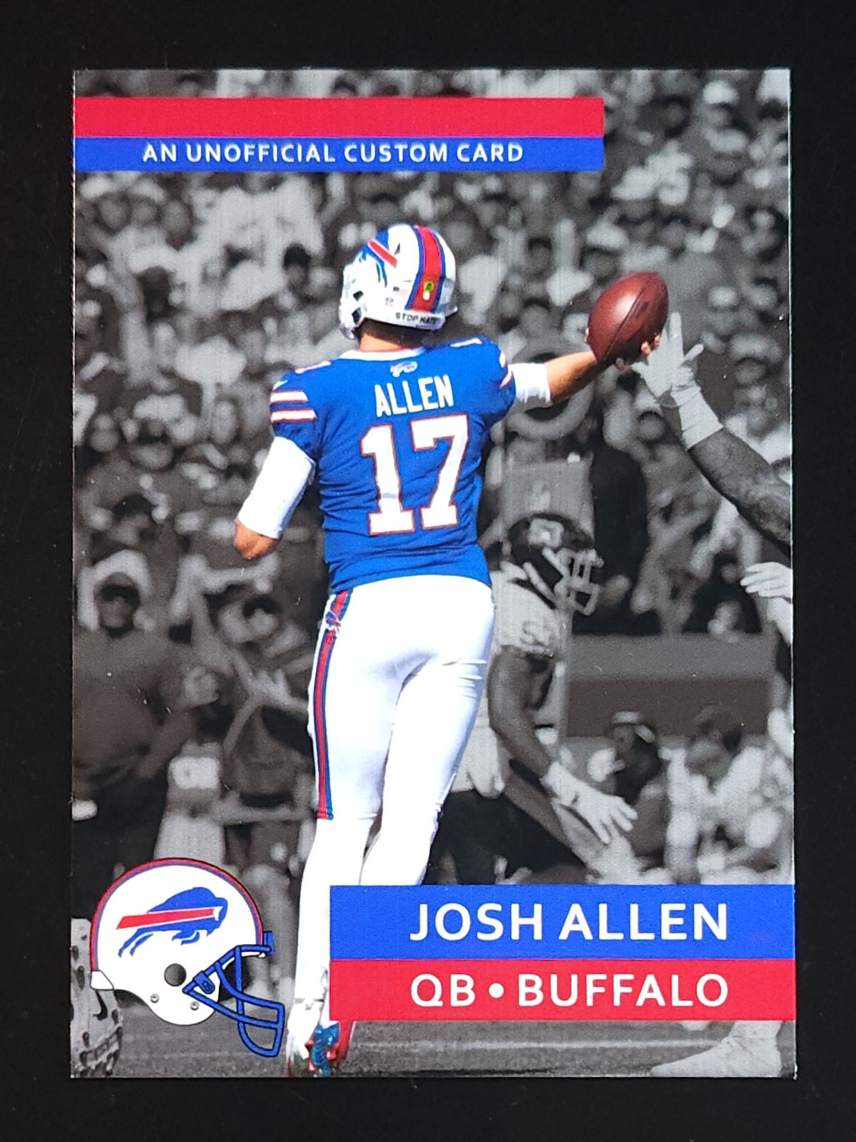 Josh Allen Set Pro Custom Design Trading Card - Options Available