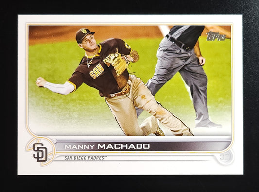 Manny Machado 2022 Topps Image Variation SP #600 Padres