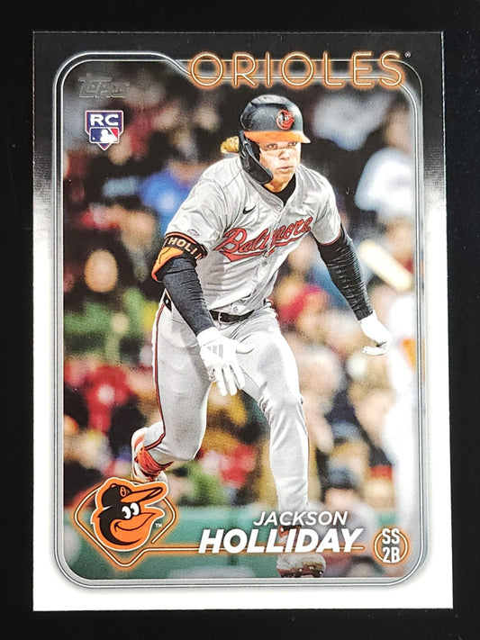 Jackson Holliday 2024 Topps RC Complete Set Variation v2 #697 Orioles