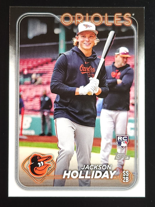 Jackson Holliday 2024 Topps RC Complete Set Variation #697 Orioles