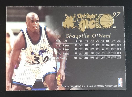 Shaquille O'Neal 1996-97 Fleer Flair #97 Magic