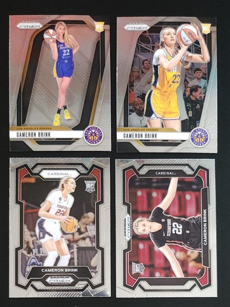 Cameron Brink 2024 Prizm Rookie 4-Card Lot