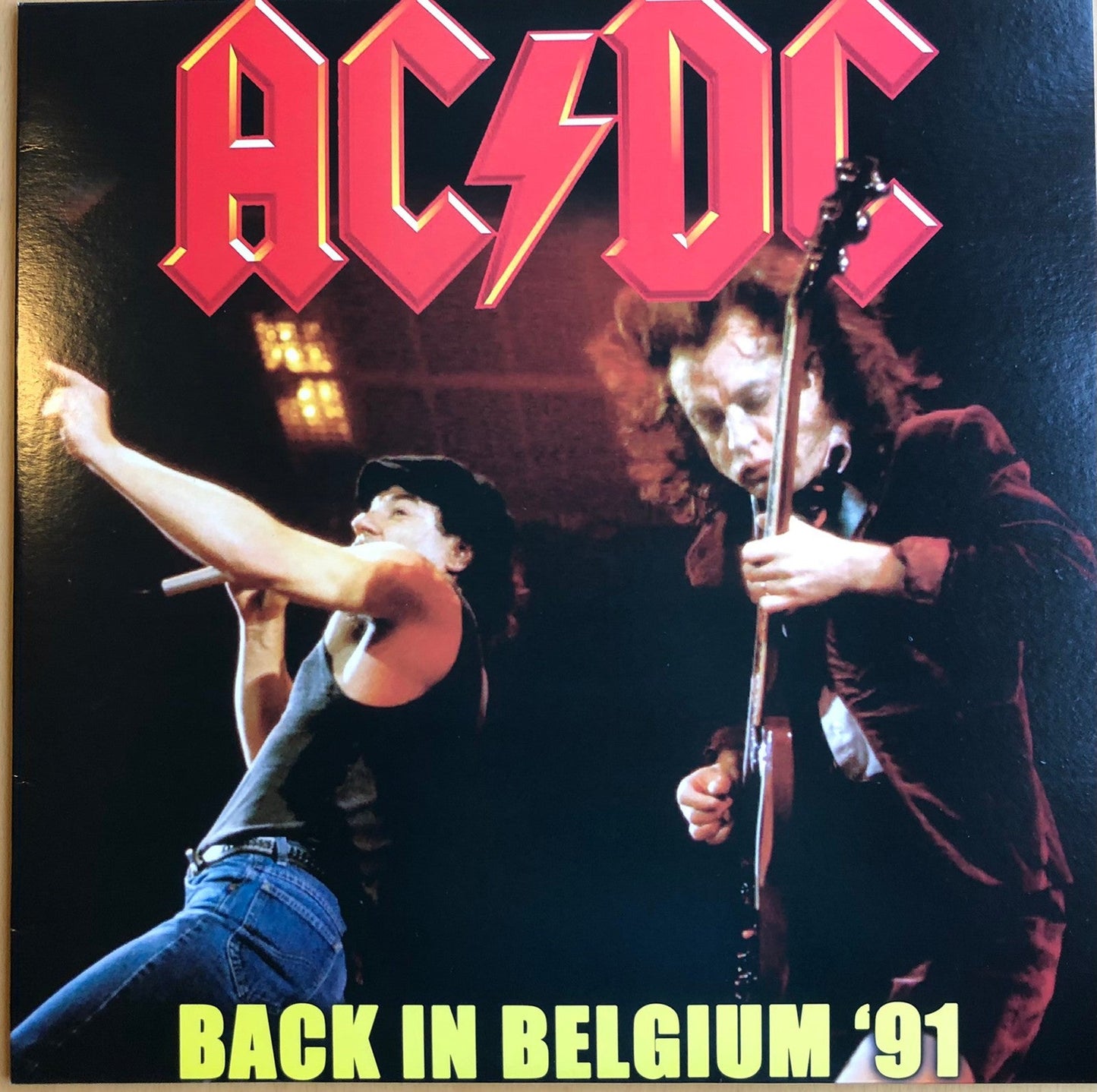 AC/DC - Back In Belgium '91 - 2xLP - yellow vinyl