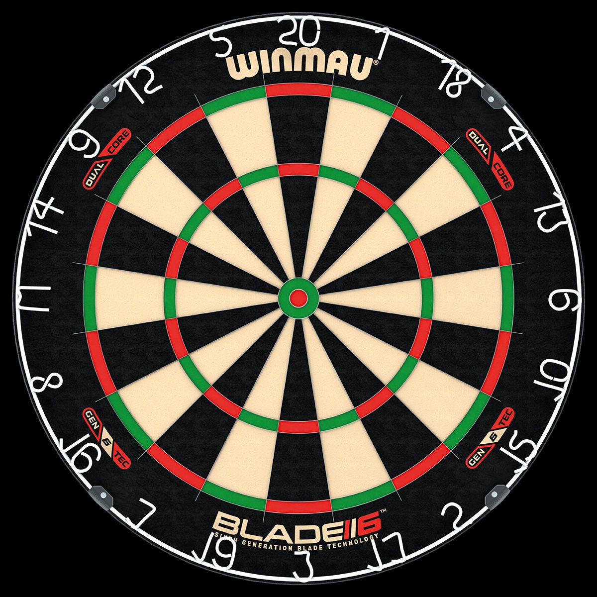 WINMAU BLADE 6 DUAL CORE STEEL TIP DARTBOARD