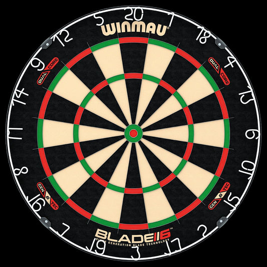 WINMAU BLADE 6 DUAL CORE STEEL TIP DARTBOARD