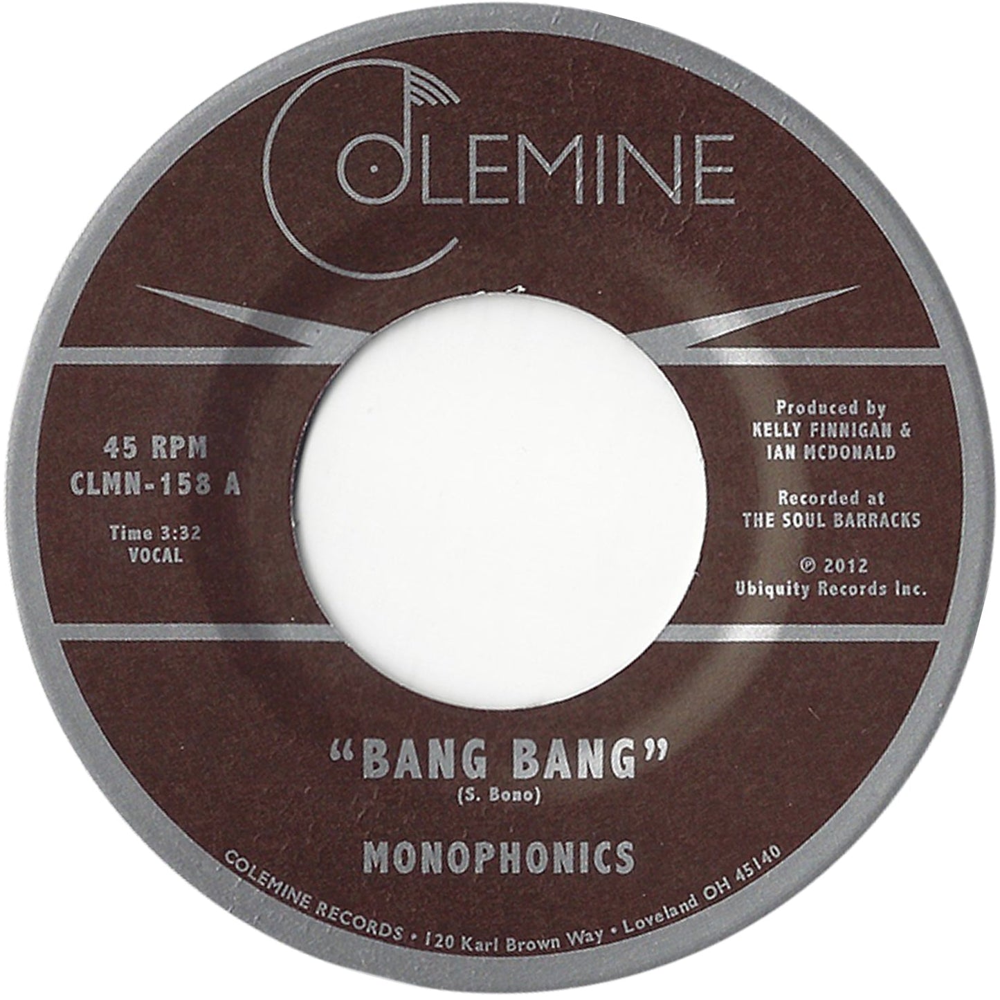 Monophonics – Bang Bang b/w Thinking Black 7"