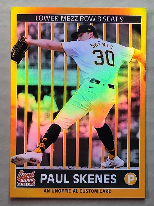 Paul Skenes Lower Mezz Rookie Custom Card