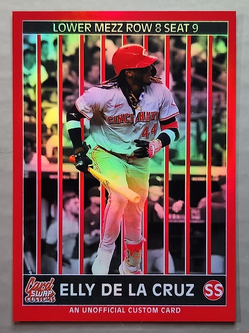 Elly De La Cruz Lower Mezz Rookie Custom Card