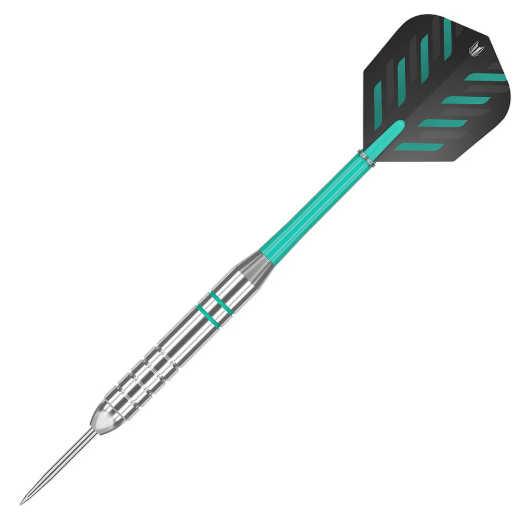 Target Rob Cross Silver Voltage Steel Tip Darts - 24gm (1 Set of 3 Darts)