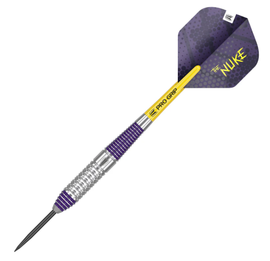 Target Luke Littler Brass Steel Tip Darts - 22gm (1 Set of 3 Darts)