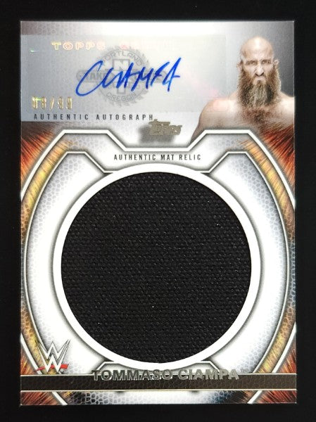 Tommaso Ciampa 2021 Topps Undisputed Auto Mat Relic 8/99 #M-TC WWE